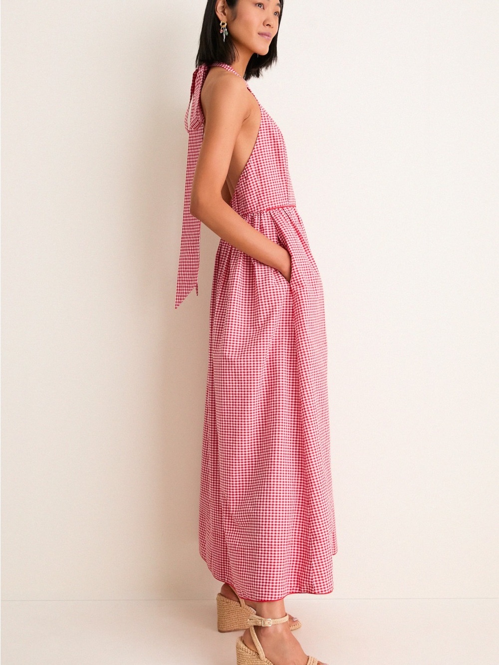 Tuckernuck Red Gingham Marcie Dress – Size Small - Picture 5 of 10